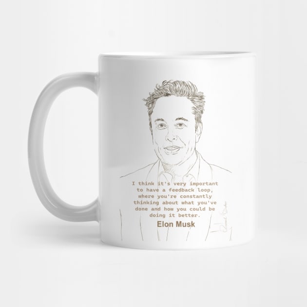 Inspiring Quotes, motivational poster, Famous Quotes Print, Role model, the Elon Musk T-Shirt by Design with Passion